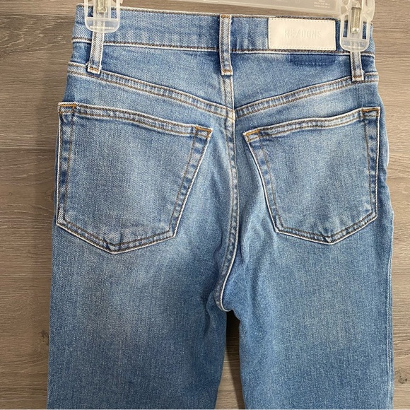 RE/DONE 90s High Rise Ankle Crop Jeans - Picture 5 of 8